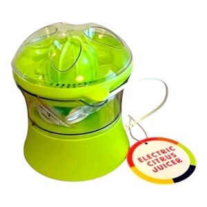 Juicer Mini Citrus USB Electric Powered Lime Green 1 Speed Setting